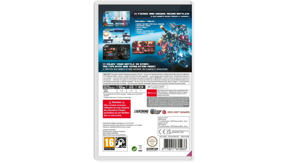 Hardcore Mecha Nintendo Switch