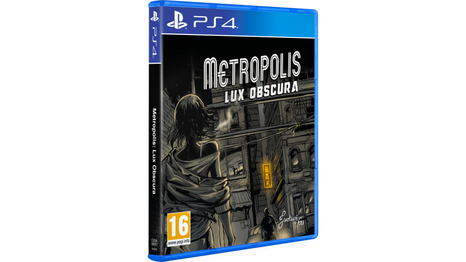 Metropolis Lux Obscura With Sleeve(999)Sony PS4 FR Game In DE EN CH ES FR JP RU