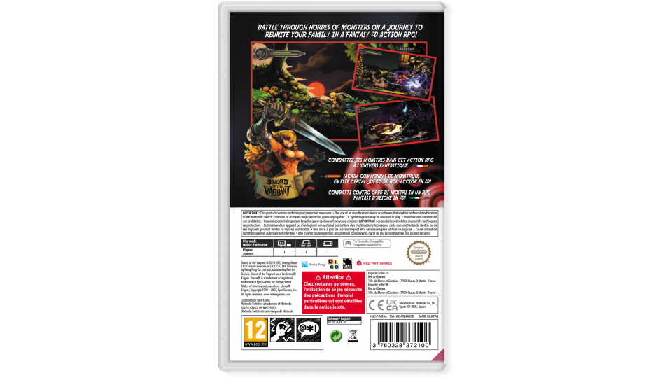 Sword of the Vagrant Nintendo Switch™ Sword of the Vagrant Nintendo Switch™