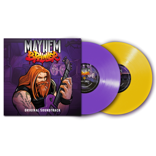 Mayhem Brawler Soundtrack 2 Vinyl LPs