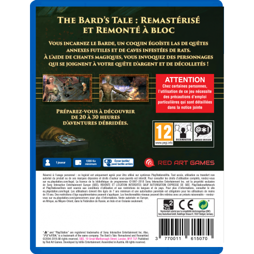 The Bard's Tale Remastered and Resnarkled PSvita™
