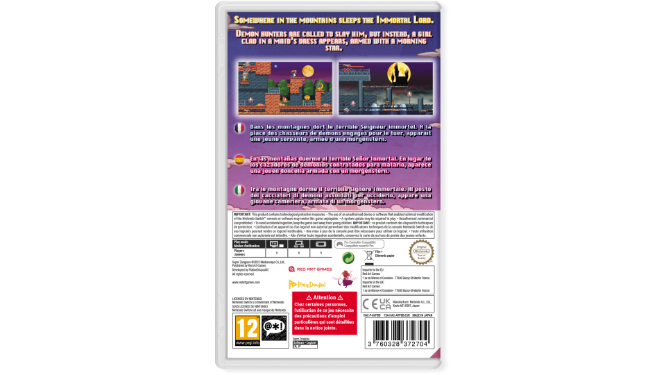 Super Zangyura: A Maid’s Odyssey in Puzzles and Action Super Zangyura: A Maid’s Odyssey in Puzzles and Action