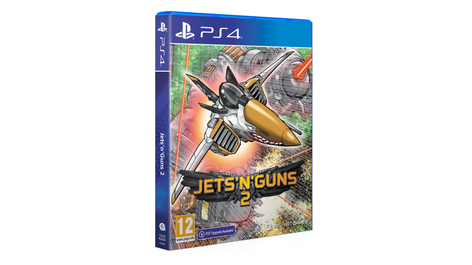 JETS'N'GUNS 2 PS4 EU Game in English NEW Red Art Games Shmup Shoot'em