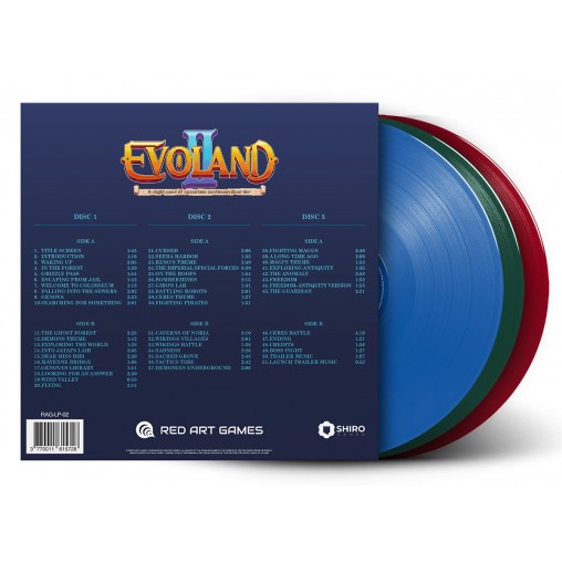 Evoland 2 Soundtrack 3 Vinyl LPs